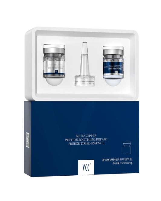 VCC 蓝铜肽舒缓修护冻干精华液 10 对装